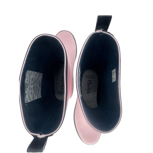 Hatley Classic Kids Rain Boots Pink Matte Navy Size 3 Toddler $25 rubber boot - Picture 12 of 12